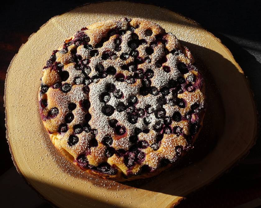 Grießkuchen mit Heidelbeeren - Dinkelhof - Thomas Dinkel Eiernudeln